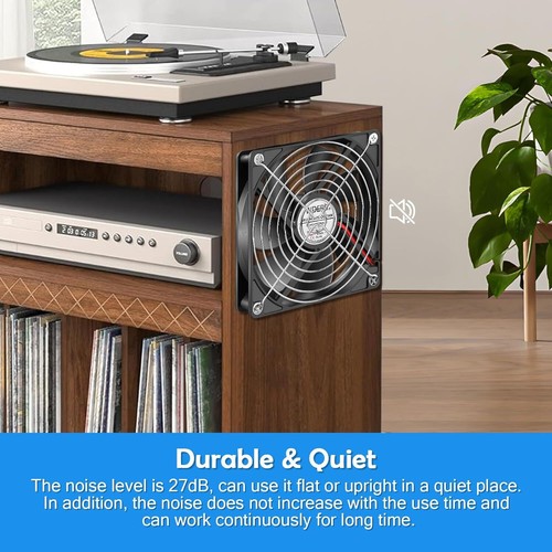 2 in 1 USB Ventilator 140mm Leise PC PC Gehäuselüfter Einstellbare Doppel Lüfter - Afbeelding 5 van 12