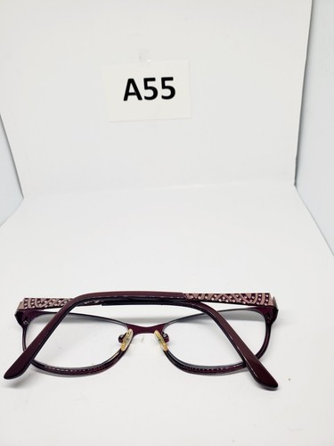 Bulova Alameda Marsala Eyeglasses Red Full Rim Frames 51-16-135 - Picture 4 of 4