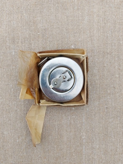 Vintage Roulette measuring metal 10 m Russian Soviet USSR 1980 Рулетка ...