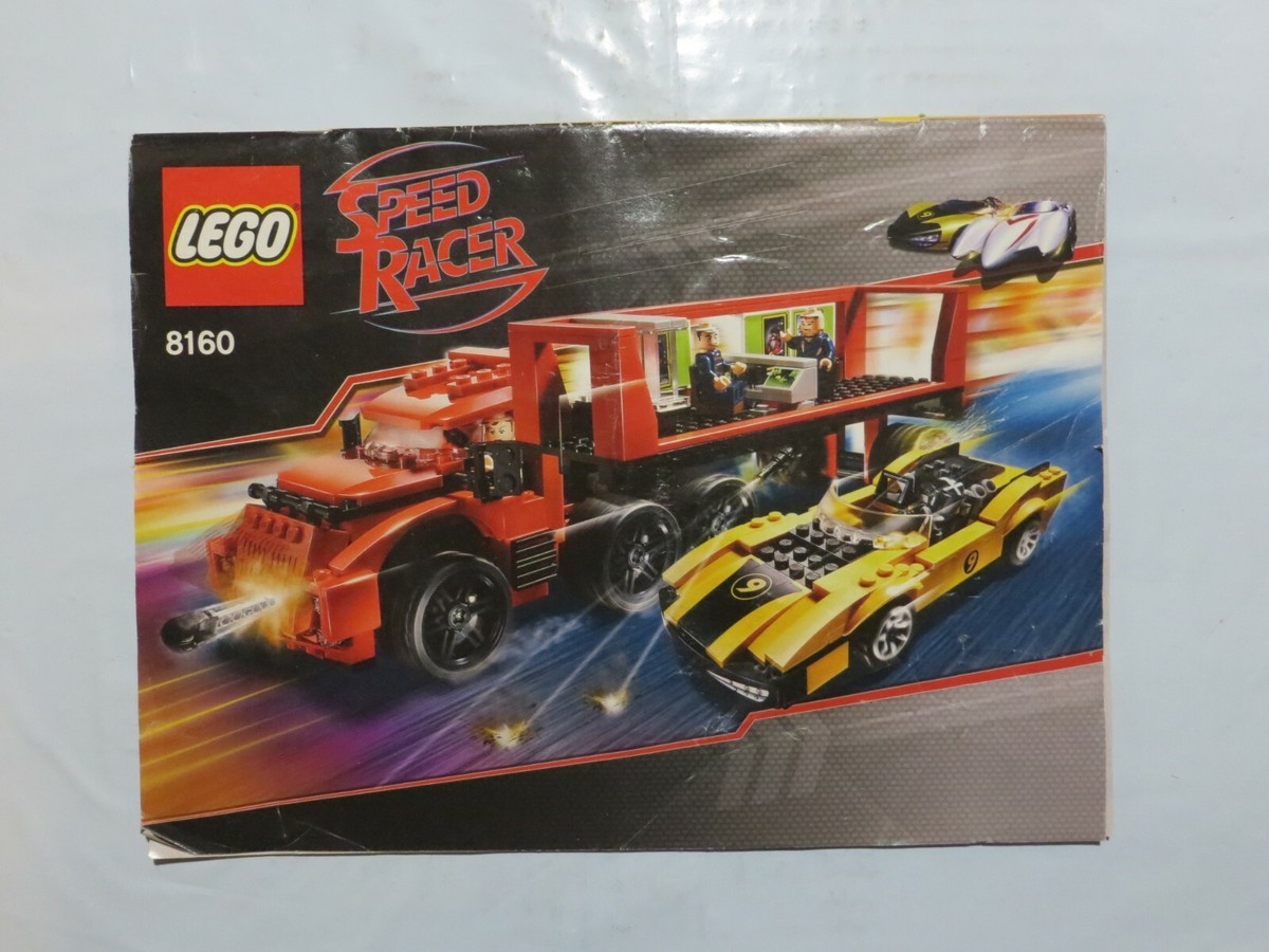 LEGO SPEED RACER 8160 CRUNCHER BLOCK & RACER X INSTRUCTION MANUAL