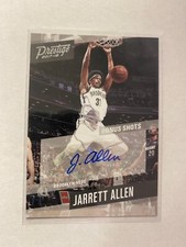 2017-18 Panini Prestige Bonus Shots Signatures Jarrett Allen Rookie Auto #53 WoW
