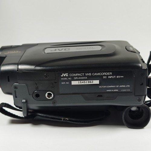 JVC GR-AX201 VHSC Tape Camcorder 50x Zoom Video Camera, Charger, Bag, Manual - Picture 9 of 13