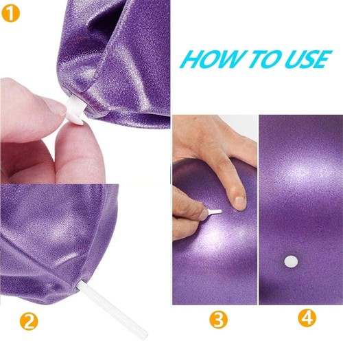 2 Pack 25cm Soft Pilates Ball, Exercise Ball, Mini Yoga Ball,for Workout - Picture 8 of 8