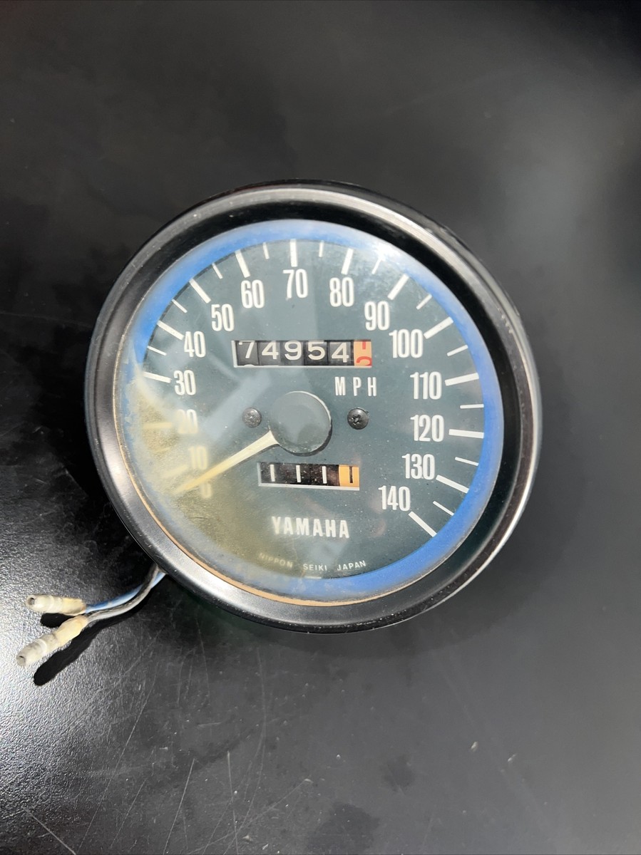 ヤマハ　xs750 純正メーター 77-78 Yamaha Xs750 XS 750 Speedo Speedometer Assembly for sale