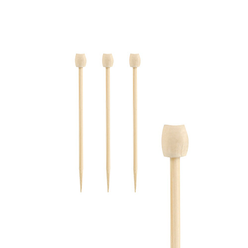 "1000 Bambus Fingerfood SpießE 7 Cm \"Drum\" Trommel Party Papstar"-image
