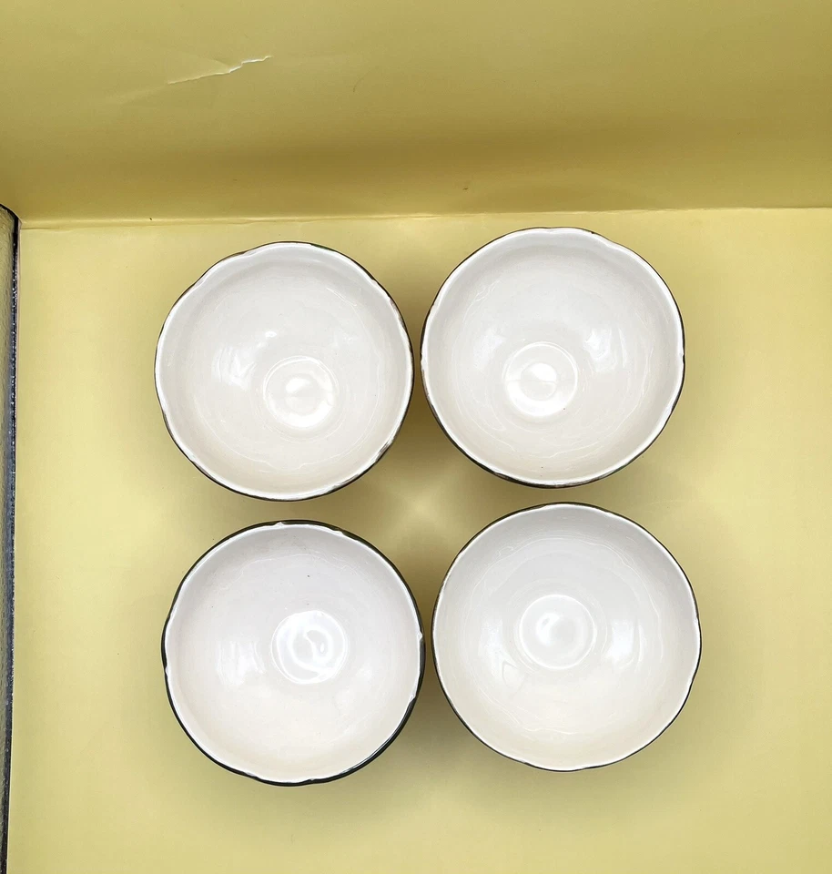 Rosa del desierto franciscana de 1950, taza de helado Sherbet de 4", rosas rosadas, hecha en EE. UU. Foto 3 de 4