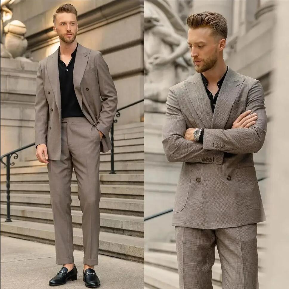 スーツ Double-breasted setup & shirt & tie 4c4d9a0b-c019-42f0-8fd1-