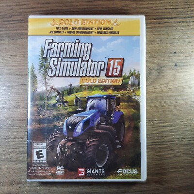 Farming Simulator 15: Gold Edition (PC, 2015) Factory Sealed