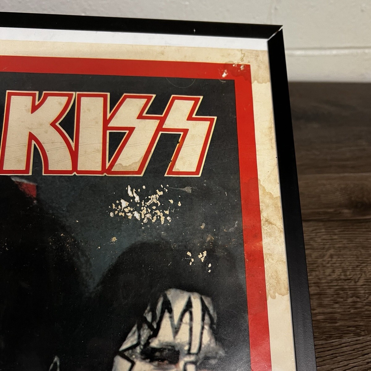 VTG Kiss Poster Spirit Of 1976 US tour 23”X34” Lithographed In USA