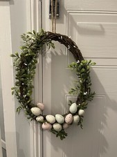 Easter Egg Wreath. Lights4fun Easter Egg Wreath