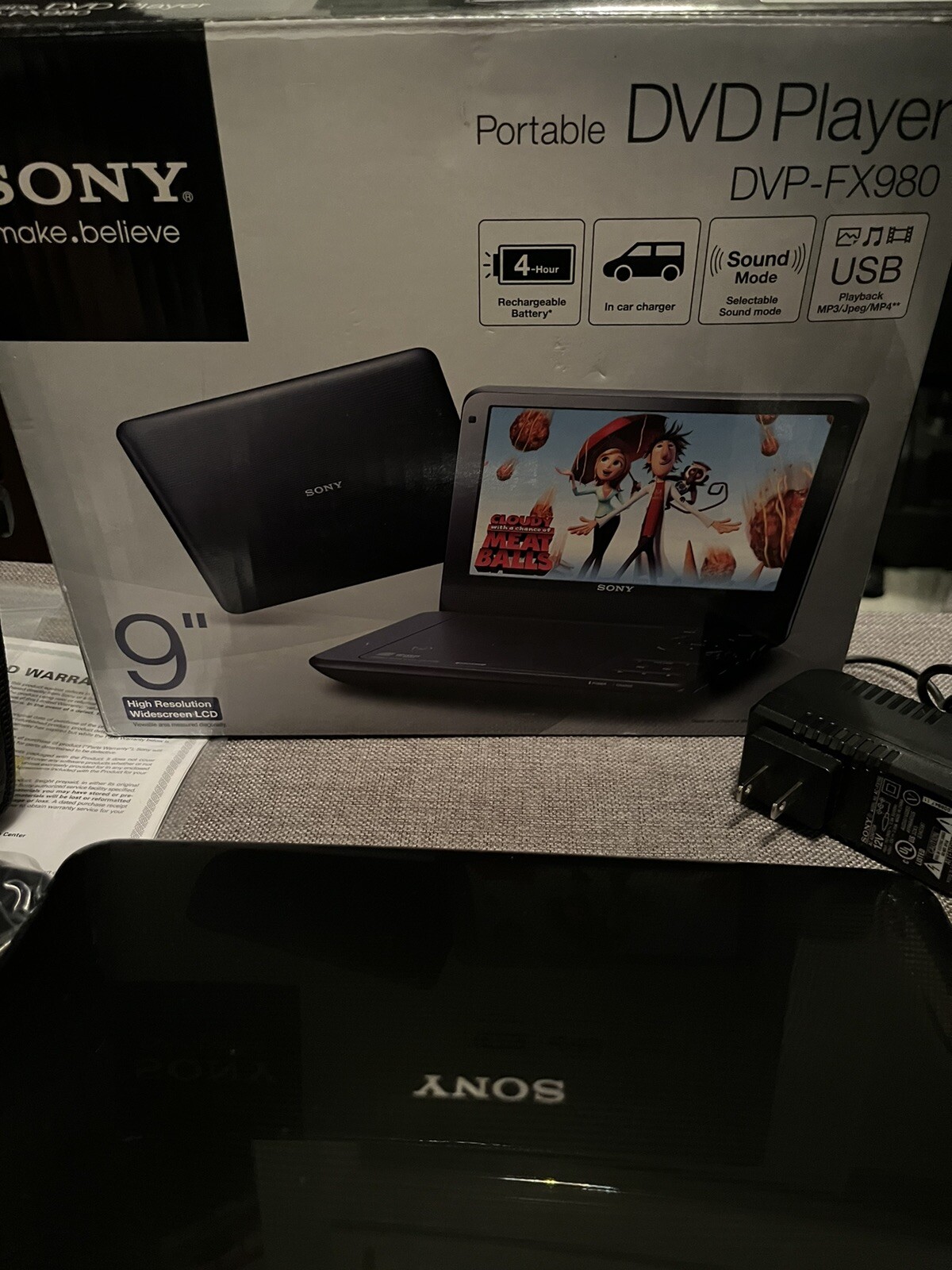 SONY PORTABLE DVD PLAYER DVPFX980 eBay