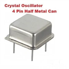 16.000Mhz 16.000 Mhz CRYSTAL OSCILLATOR HALF METAL CAN (Qty 5) *** NEW ***