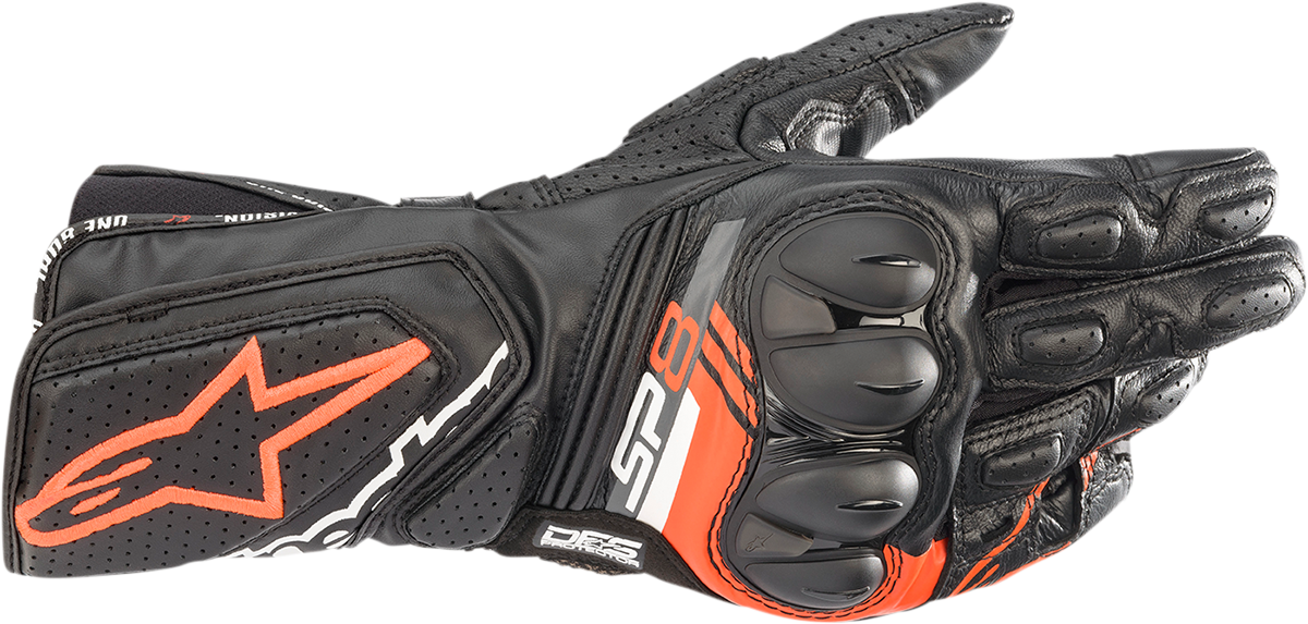 Alpinestars SP-8 V3 Gloves XL Black/Red 3558321-1030-XL | eBay