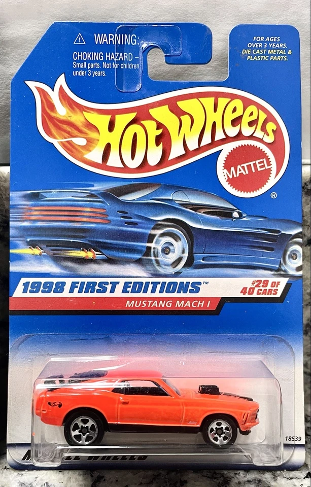 1998 Hot Wheels “Variation” First Editions Mustang Mach 1 - 5 Hole Wheels Lot - Image 2 of 4