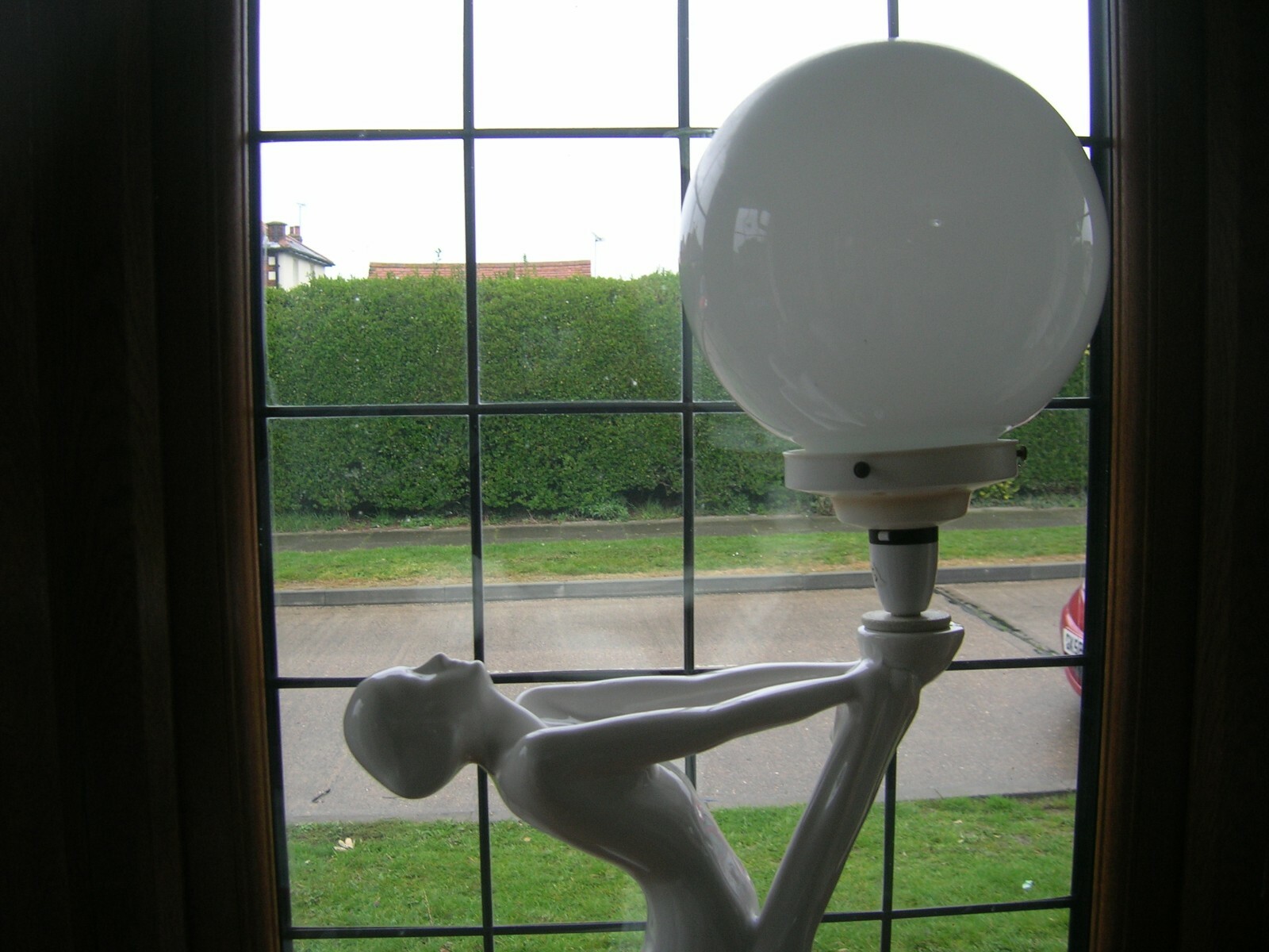 Large Art Deco style lady lamp eBay