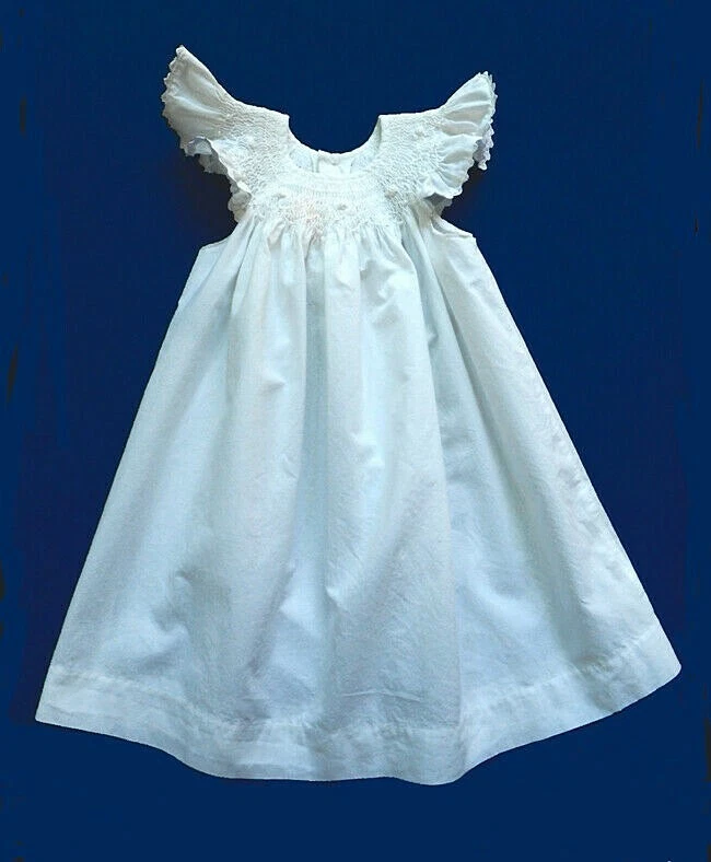White dress for baptism mom cheap