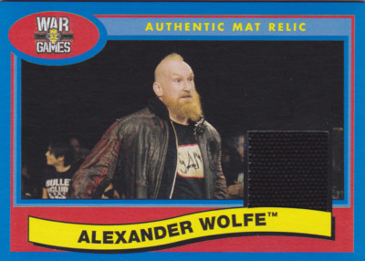 2018 Topps WWE Heritage Mat Relic #NXT-AW ALEXANDER WOLFE #'d/50