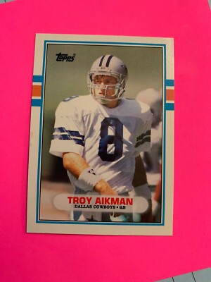 1989 TOPPS TRADED TROY AIKMAN ROOKIE CARD ~ #70T | eBay