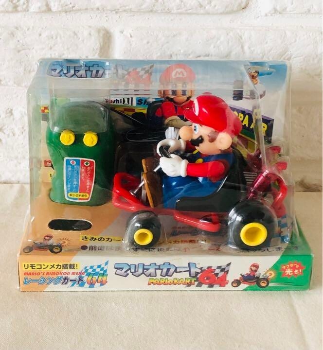 Nintendo Mario Kart 64 Action Figure RC car RARE vintage working