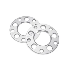 2pcs 7mm Flat Hubcentric Wheel Spacers (No Lip) | 5x120 | 72.6mm Bore | Silver