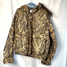 Mount'n Prairie Camo Coat Medium StormHide Plus Hunting Jacket Mossy Oak Grass