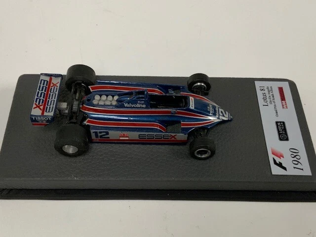1/43 Formula 1 Lotus 81 of E.D.Angelis from 1980 season Wetsern MG815 leather - Image 2 of 4