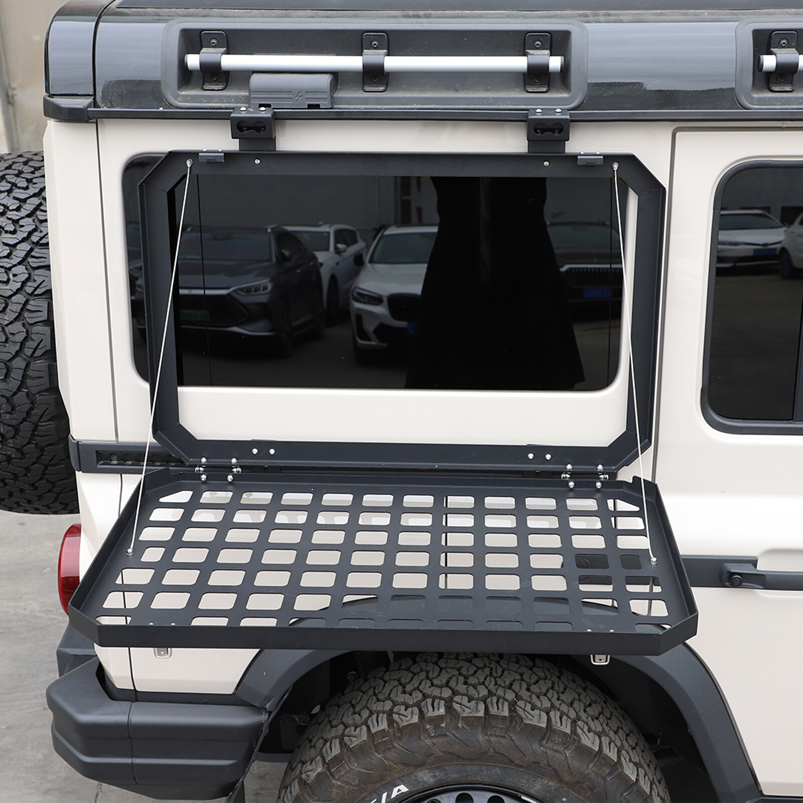 Foldable Trunk Window Molle Panel Table Self Organizer Fit For Ineos ...