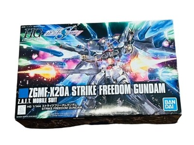 Gundam Model Kit Bandai ZGMF-X20A X2OA Strike Freedom ZAFT Mobile Suit Anime Box