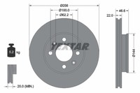 Bremsscheibe Hyundai P. Accent 05-/I20 08- MIT ESP