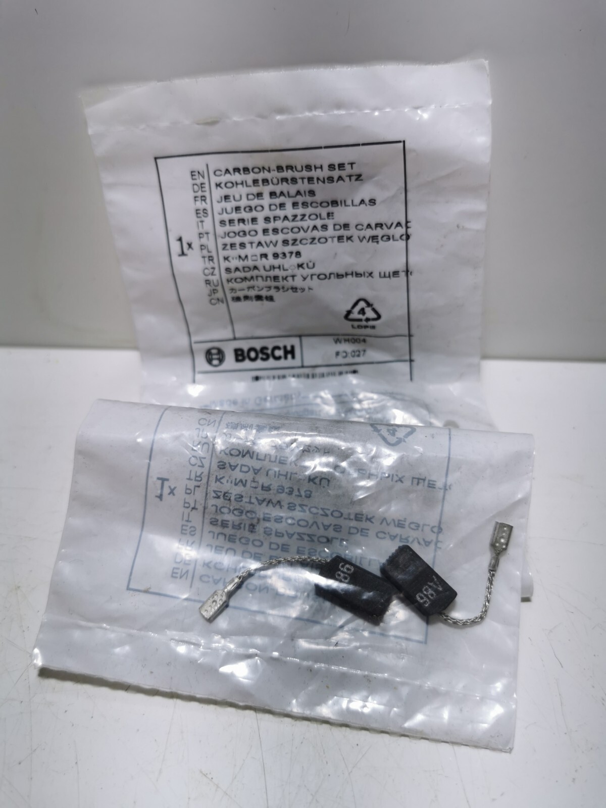 GENUINE BOSCH REPLACEMENT BRUSHES FOR PWS AND GWS GRINDERS 1607014145