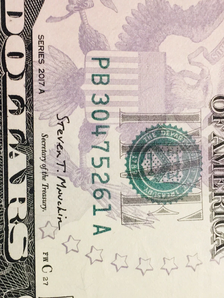 Complete Broken Ladder 0-7 Fancy Serial Number Five Dollar JL35170264C FW 2009 - Image 2 of 3