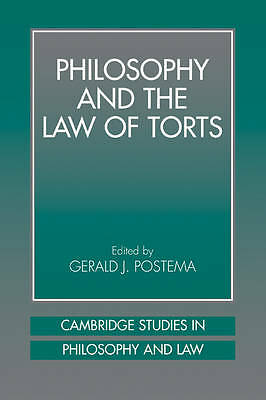 Philosophy and the Law of Torts Postema Paperback Cambridge University Press