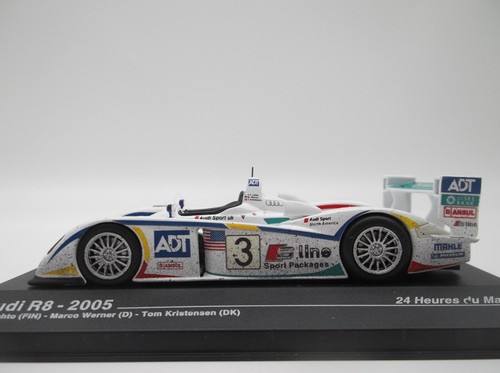1/43 Winner 24h du Mans 2005 Audi R8 #3 Kristensen-Lehto-Werner IXO/Altaya - Imagen 2 de 12