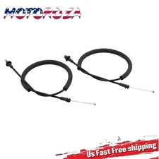 LH+RH Rear Door Latch Release Cable For 1998-02 Dodge Ram 1500 2500 3500 Pickup