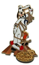 Disney DCL August Captain's Choice Goofy Pin