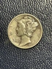 1942P, 1942D, and 1942S Mercury Dimes, Silver (0.900), Circulated