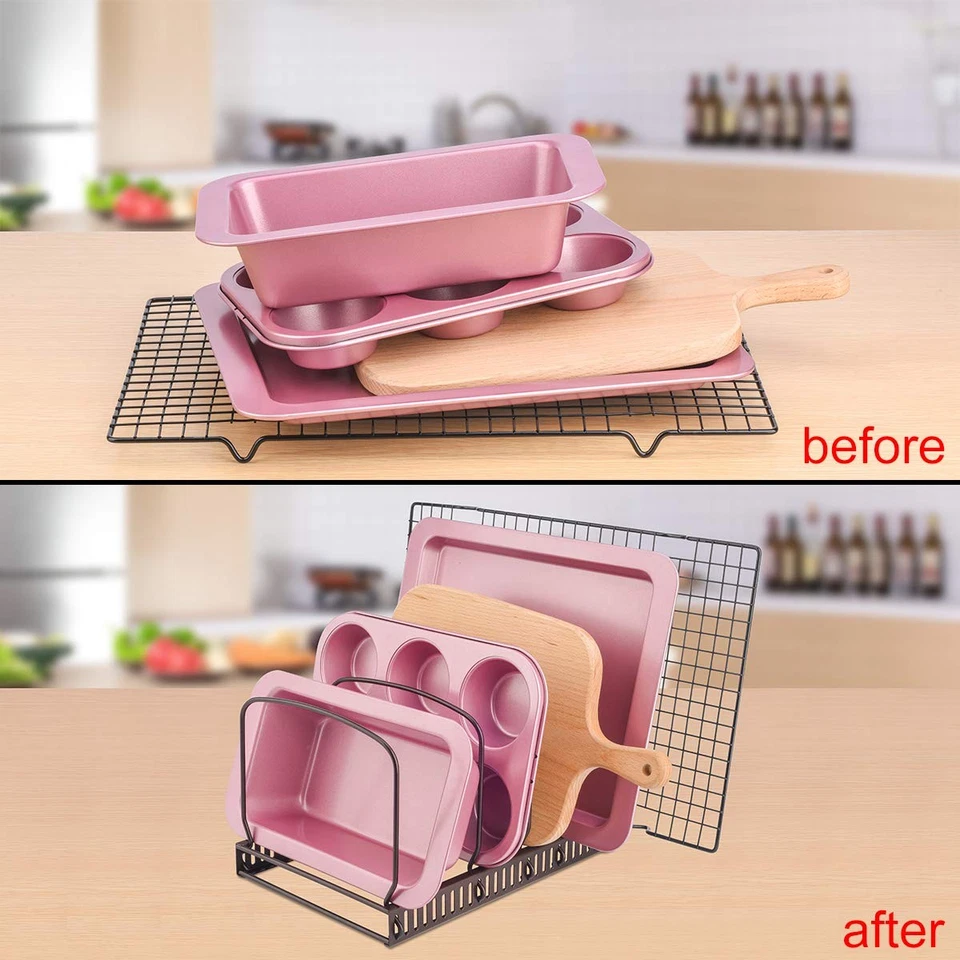 Органайзер для выпечки 10+ стойка для кухонной посуды, посуды, столовой посуды, катти... - Изображение 3 из 4