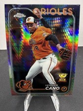 💥2024 Topps Chrome #130 Yennier Cano Prism Refractor Baltimore Orioles