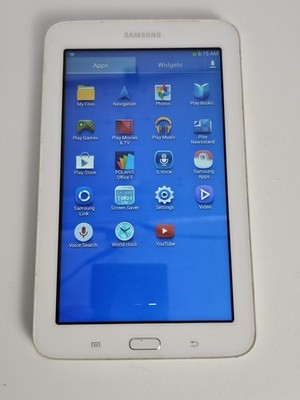 Samsung Galaxy Tab 3 Lite 7.0 SM-T110 Wi-Fi 8GB White - Working, Tested, Clean