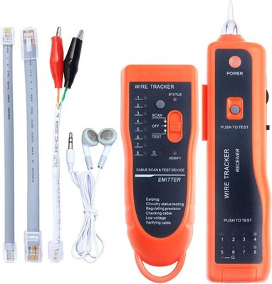XQ350 Draht Tracker RJ45/RJ11 Kabel/Netzwerktester Fernbedienung 1000ft LED