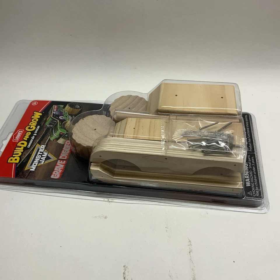 Monster Jam, camión excavador de tumbas artesanía Lowes retirado. Sellado en paquete original nuevo Foto 4 de 4