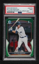 2023 Bowman Chrome Prospects Green Refractor 55/99 Peyton Graham PSA 9 MINT 2l4