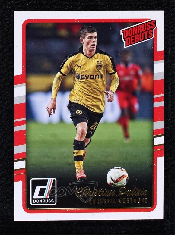 2016-17 Panini Donruss Donruss Debuts Christian Pulisic #224 Rookie RC 1vy