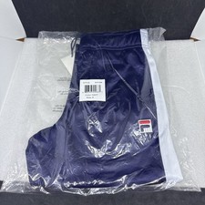 NWT FILA Settanta Track Pants Navy White Red Kids Size Small Unisex