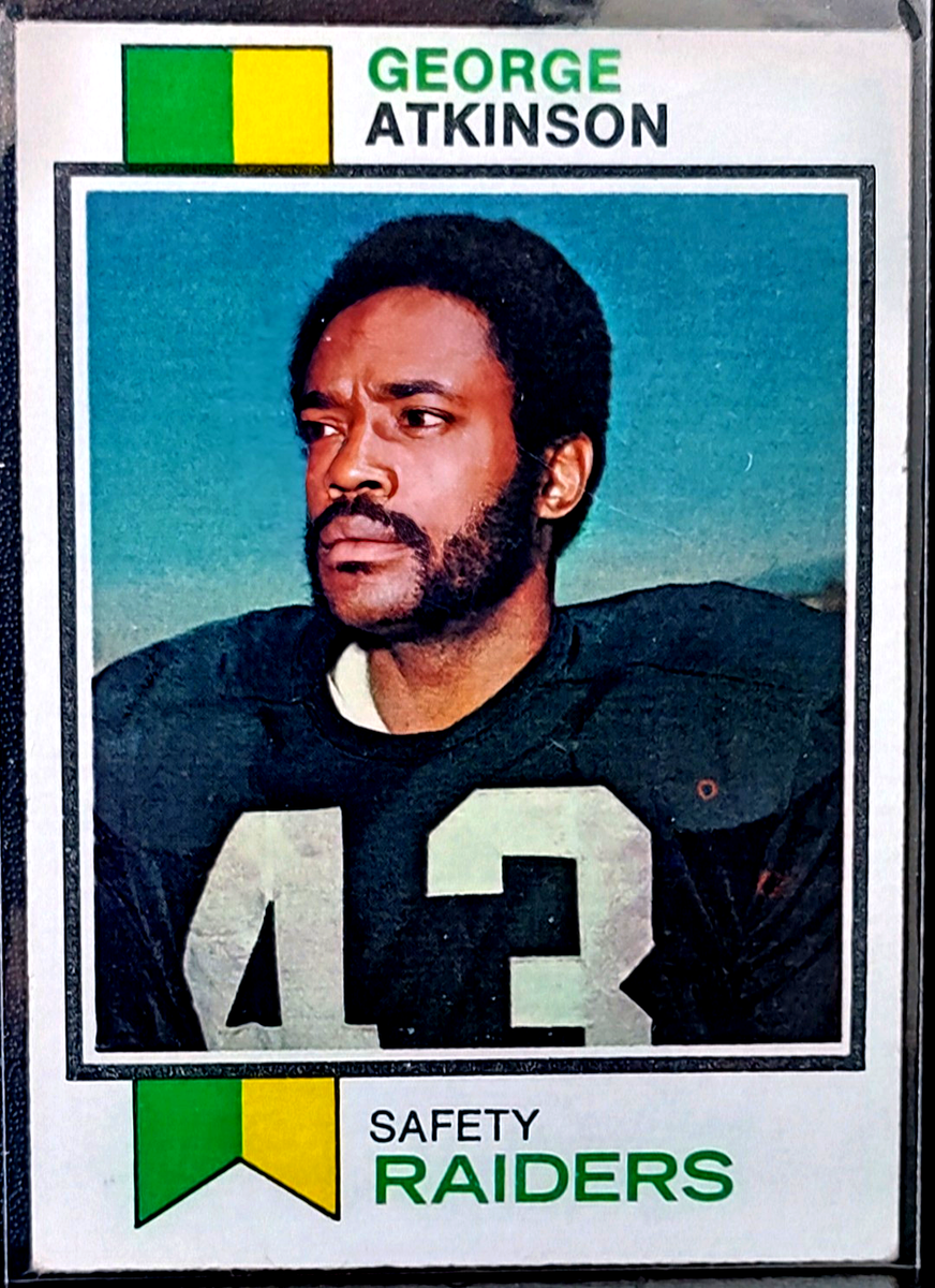 1973 Topps George Atkinson #187 Oakland Raiders Safety EX-NMT | eBay