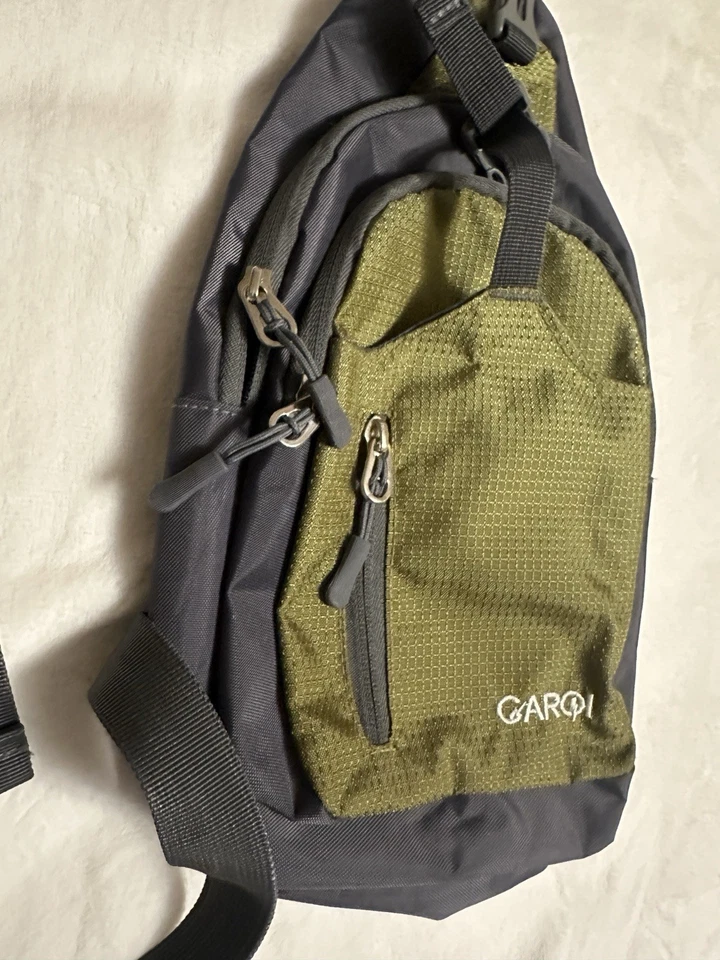 Mochila Bandolera Carol Verde Bolsa de Viaje Mochila Exterior Senderismo Camping Foto 4 de 4