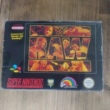 ebay® Auktion 227436835817 | SNES super Nintendo WWE WWF Raw OVP komplett Thumbnail of ebay® auction 227436835817 | SNES super Nintendo WWE WWF Raw OVP komplett