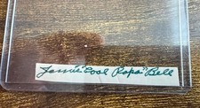 Cut Signature James Cool Papa Bell #68 Auto Hall Of Fame Signed Autograph TTM