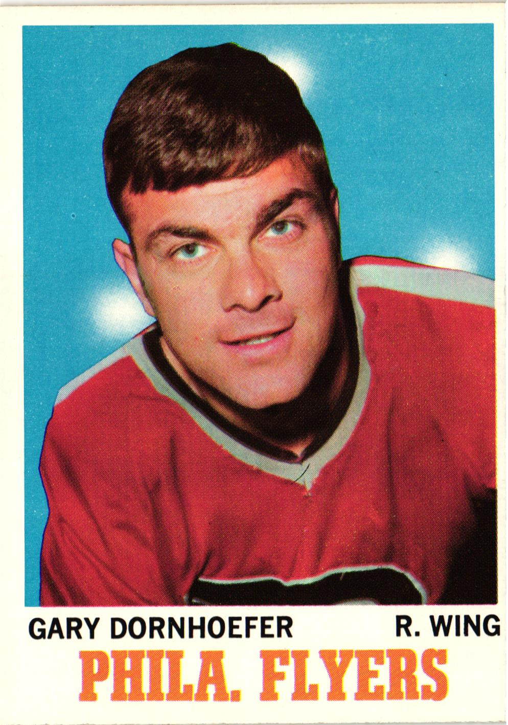Gary Dornhoefer #85 Hockey Cards 1970 Topps trading card — raw and PSA graded price guide