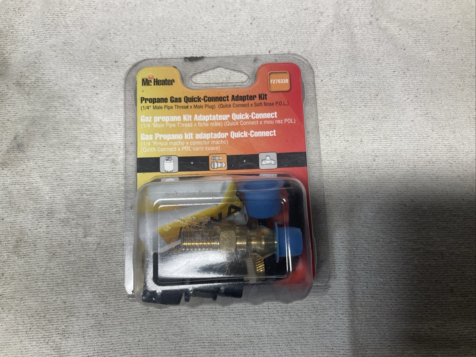 Propane Gas Quick-connect Adapter Kit, F276330
